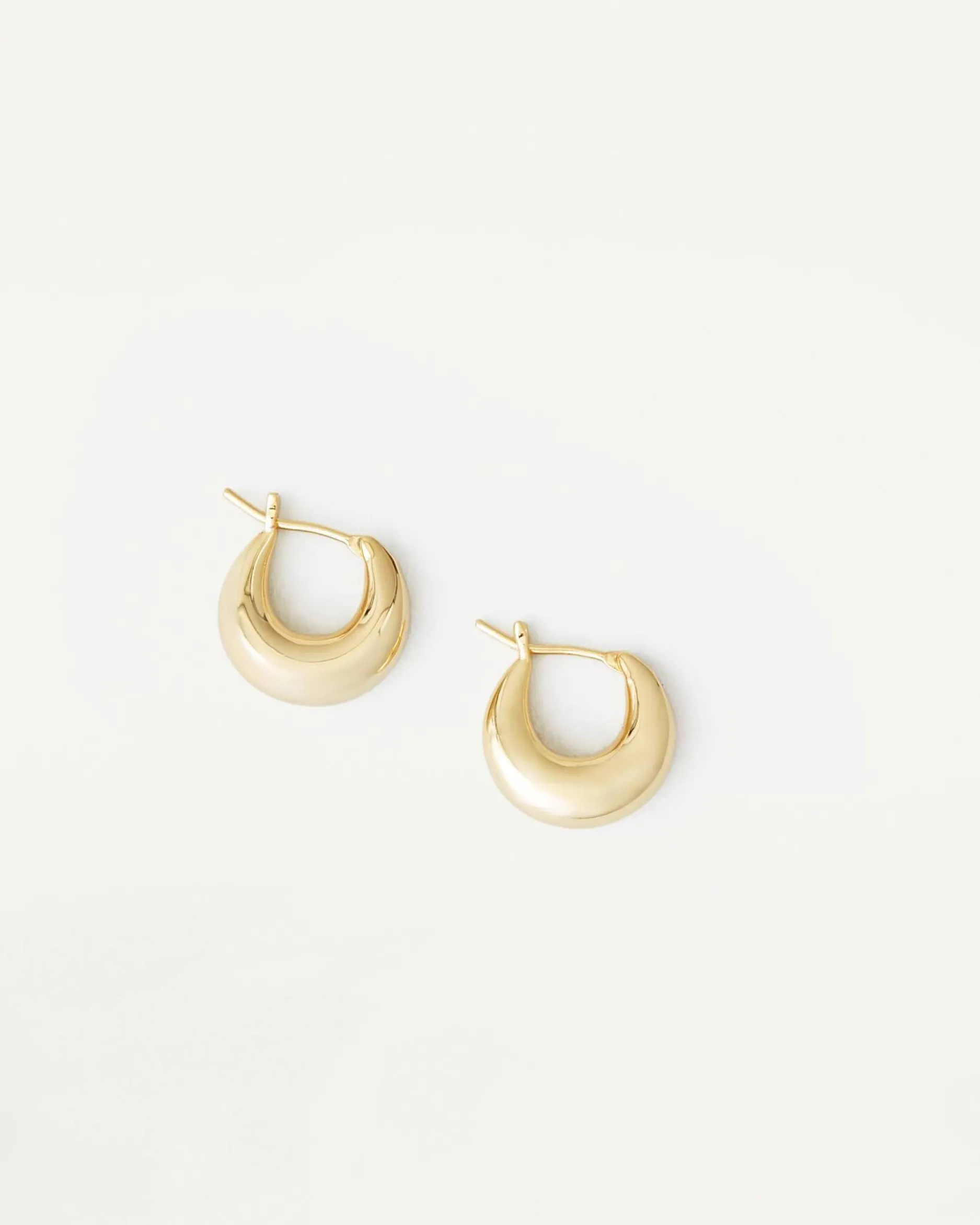 Loeffler Randall Adeline Gold Mini Dome Hoop Earring| Jewelry