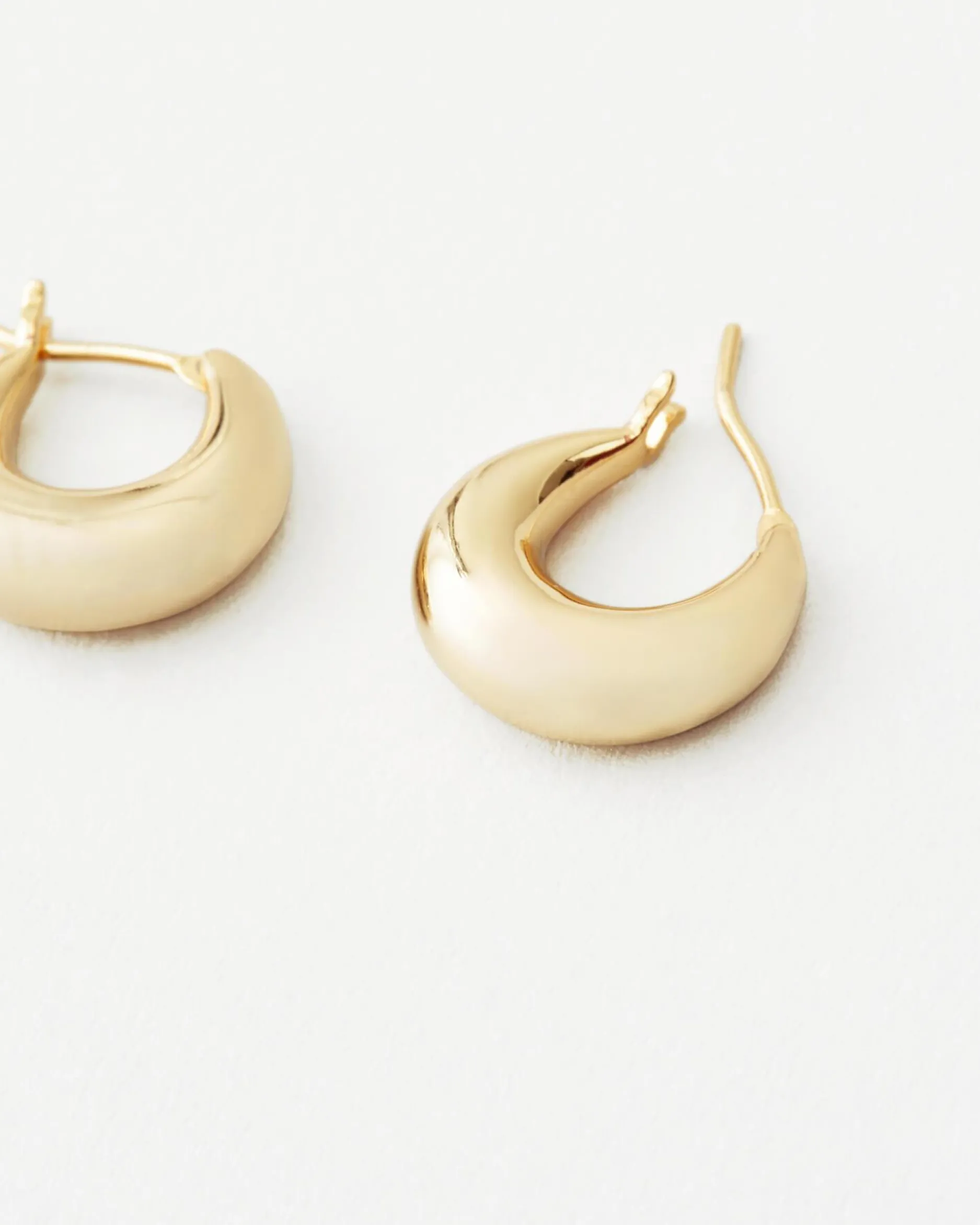 Loeffler Randall Adeline Gold Mini Dome Hoop Earring| Jewelry