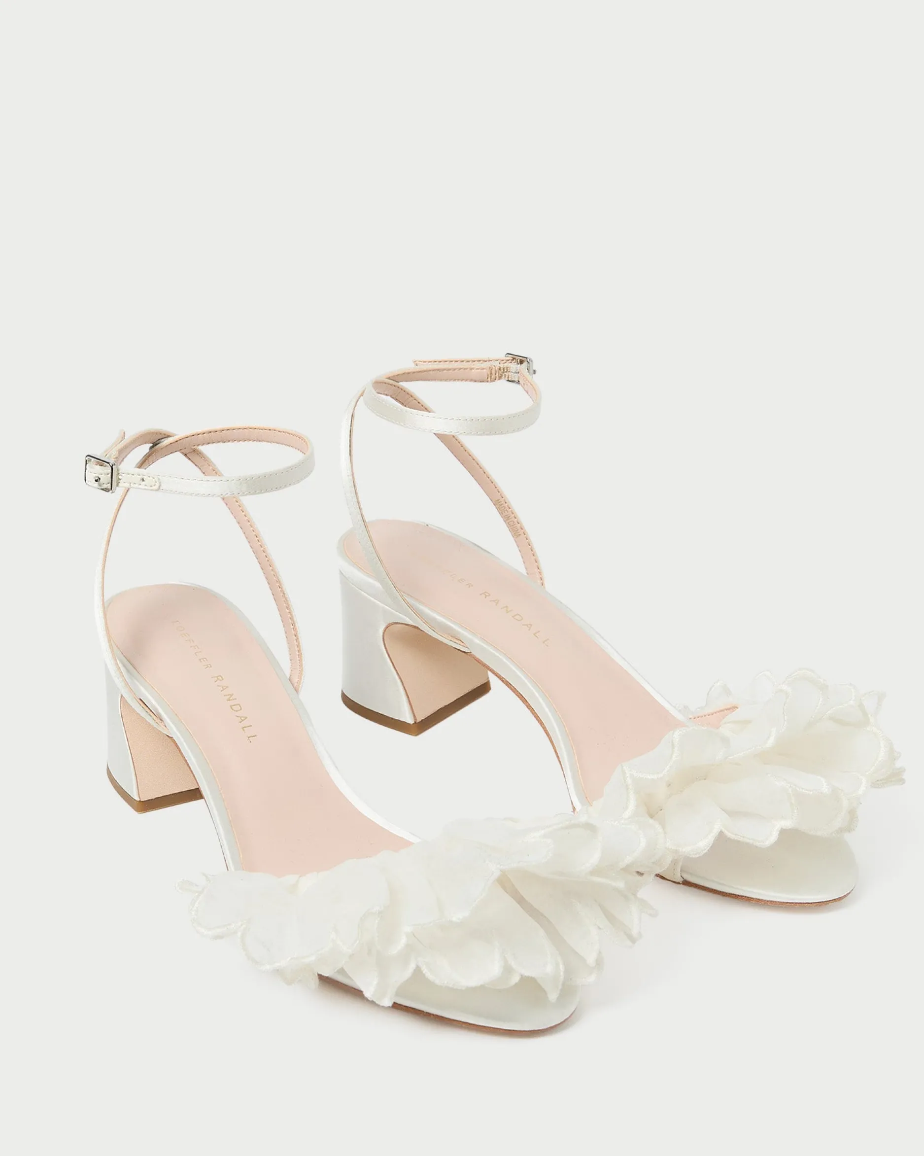 Loeffler Randall Aria Pearl Organza Heeled Sandal| SOMETHING BLUE|FOR THE BRIDE