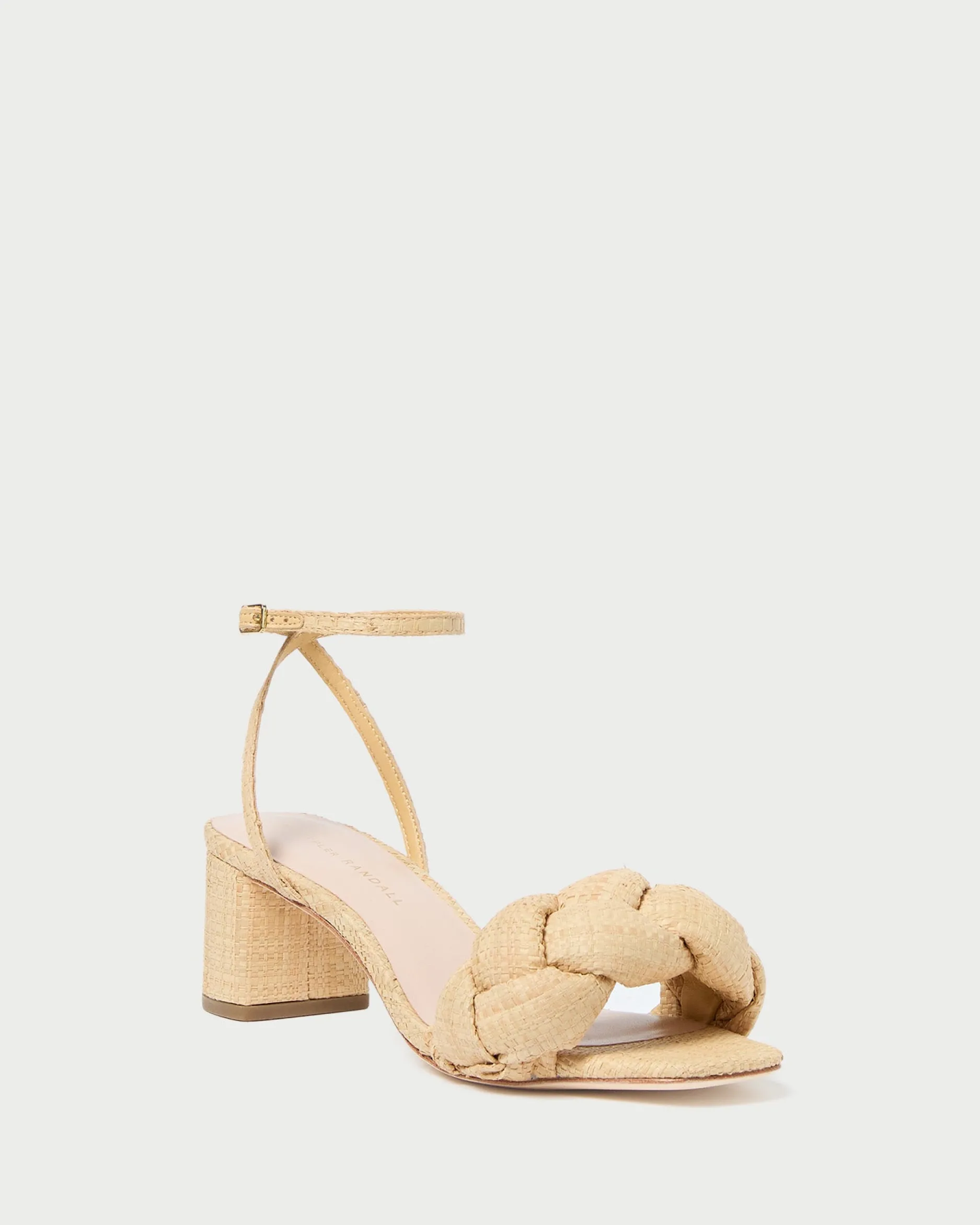 Loeffler Randall Avril Natural Raffia Heeled Sandal| FOR THE BRIDE|Casual Staples