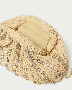 Loeffler Randall Bailey Blue Floral Pleated Clutch| SOMETHING BLUE|FOR THE GUESTS