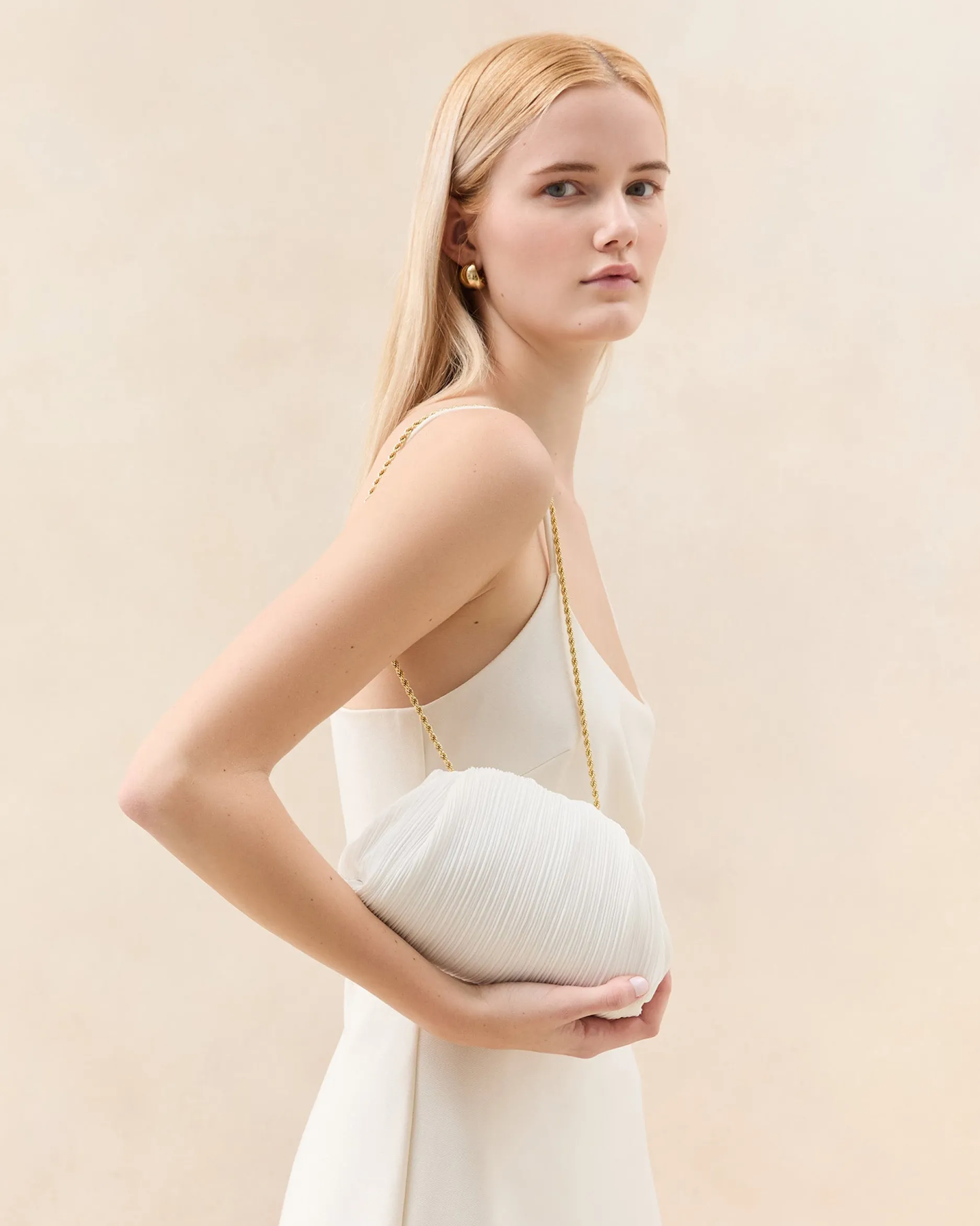 Loeffler Randall Bailey Blue/Crystal Dome Clutch| SOMETHING BLUE|FOR THE GUESTS