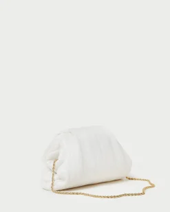 Loeffler Randall Bailey Natural/Crystal Dome Clutch| Event Essentials|Vacation Shop