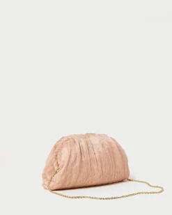 Loeffler Randall Bailey Natural/Crystal Dome Clutch| Event Essentials|Vacation Shop