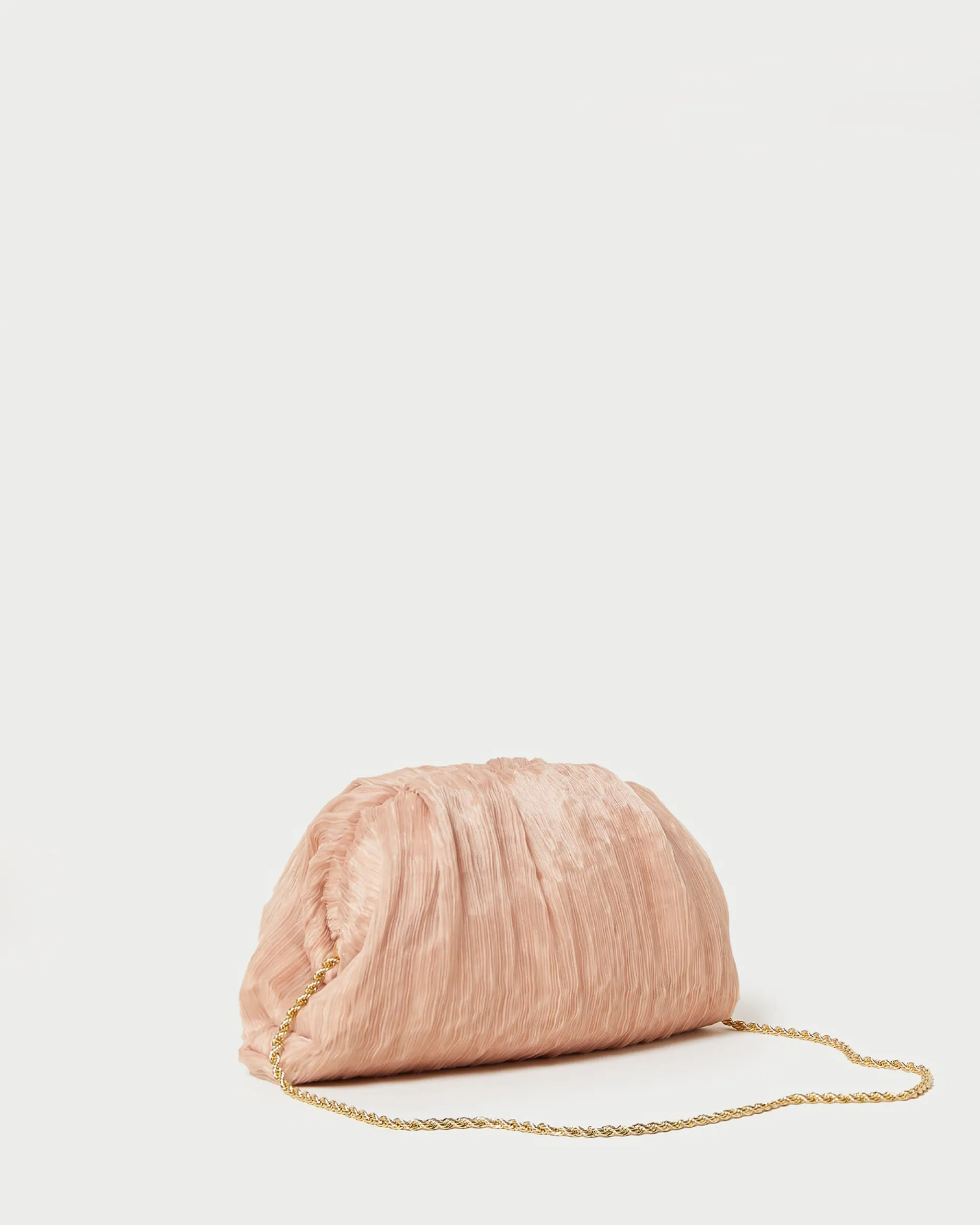 Loeffler Randall Bailey Natural/Crystal Dome Clutch| Event Essentials|Vacation Shop