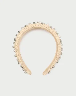 Loeffler Randall Bellamy Pink Moiré Puffy Headband| Accessories
