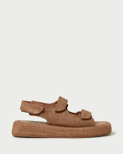Loeffler Randall Blaise Leather Platform Sandal| Casual Staples|Vacation Shop