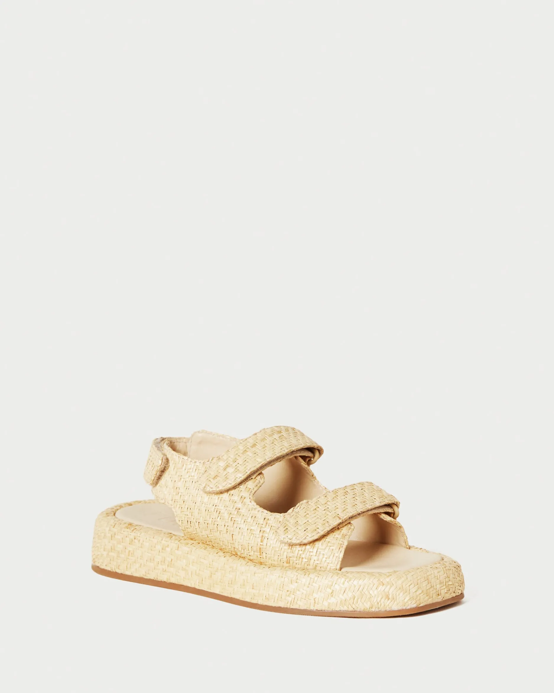 Loeffler Randall Blaise Raffia Platform Sandal| Casual Staples|Vacation Shop