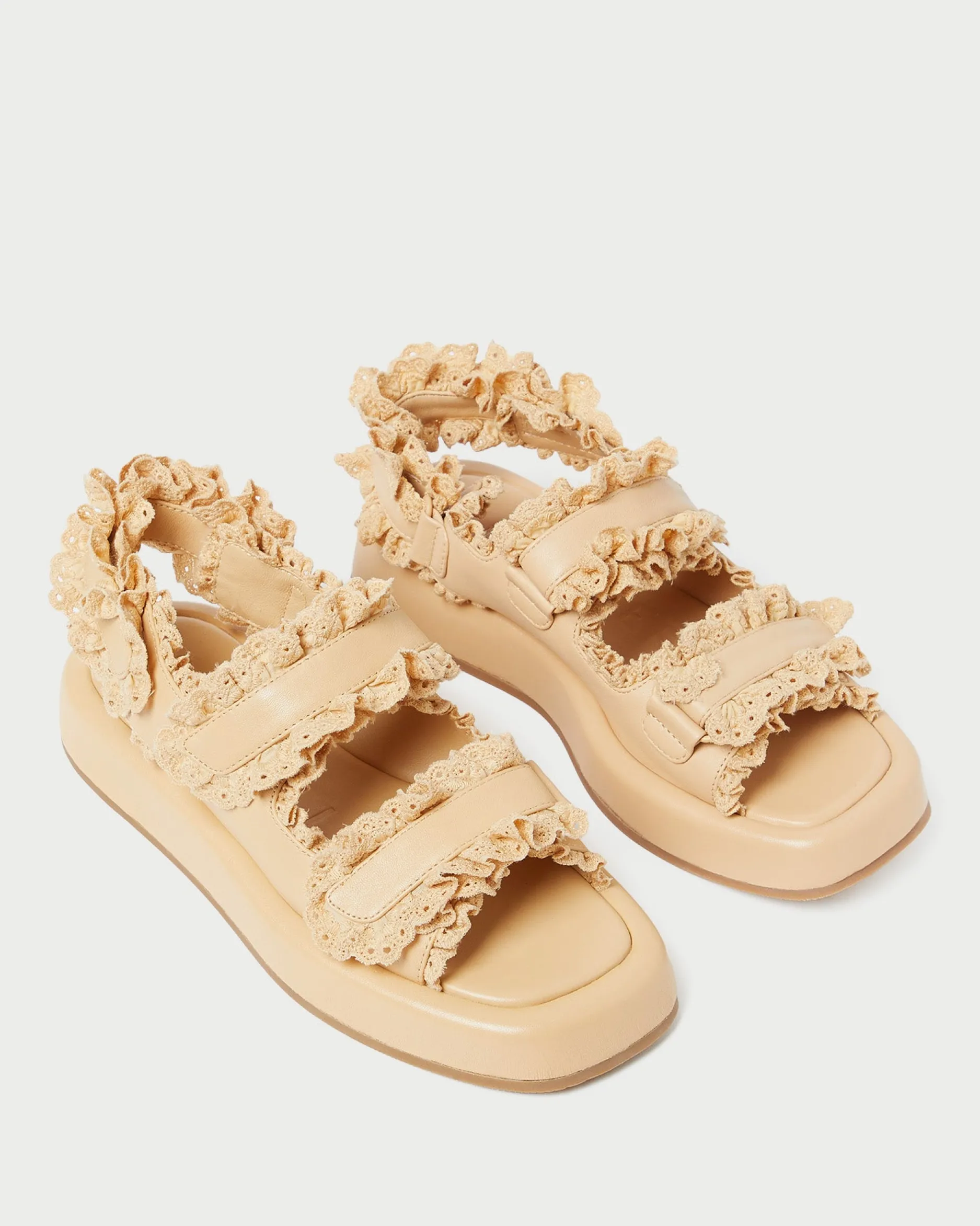Loeffler Randall Blaise Raffia Platform Sandal| Casual Staples|Vacation Shop