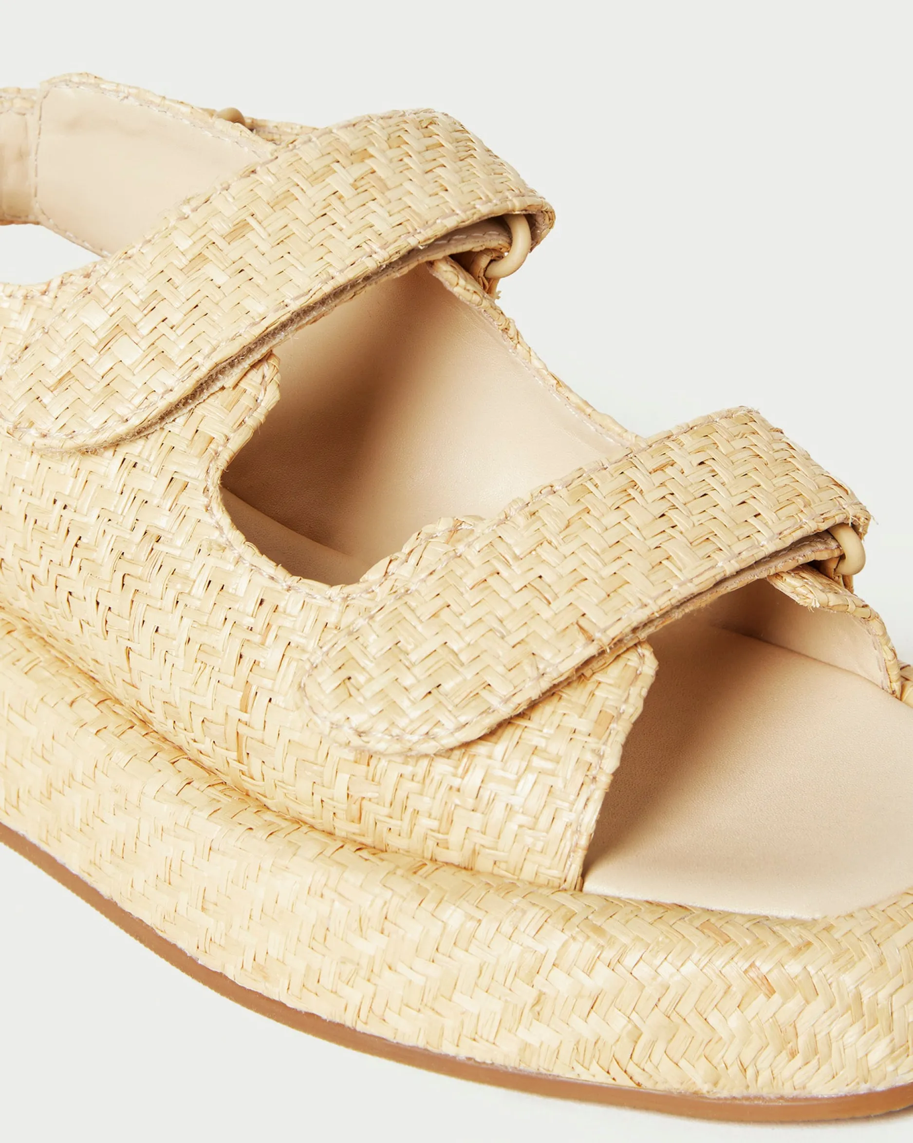 Loeffler Randall Blaise Raffia Platform Sandal| Casual Staples|Vacation Shop