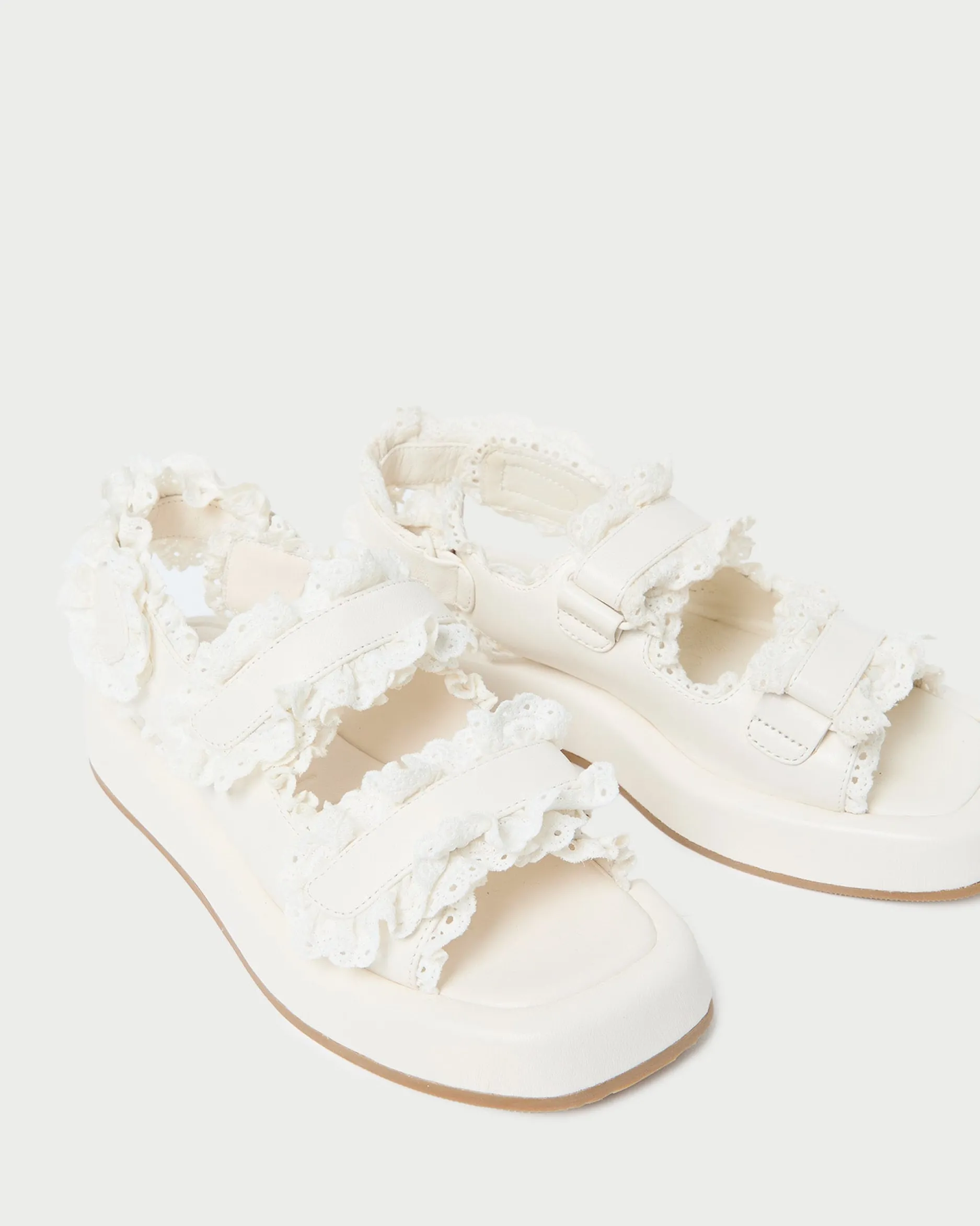 Loeffler Randall Blaise Leather Platform Sandal| Casual Staples|Vacation Shop