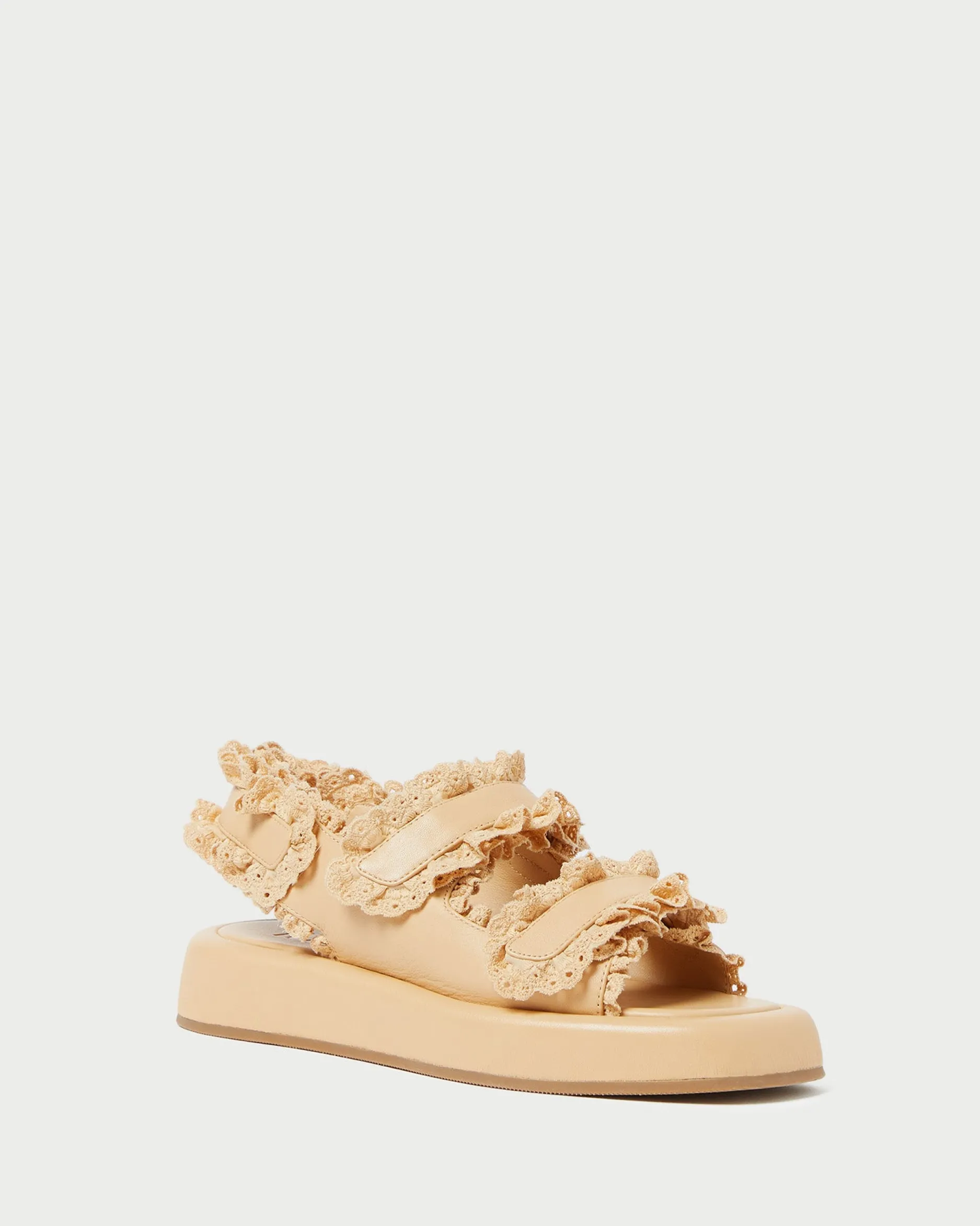 Loeffler Randall Blaise Leather Platform Sandal| Casual Staples|Vacation Shop