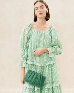 Loeffler Randall Brit Flat Pleated Clutch| FOR THE GUESTS|FOR THE BRIDE