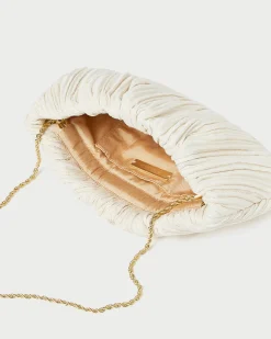 Loeffler Randall Brit Lamé Pleated Clutch| Clutches