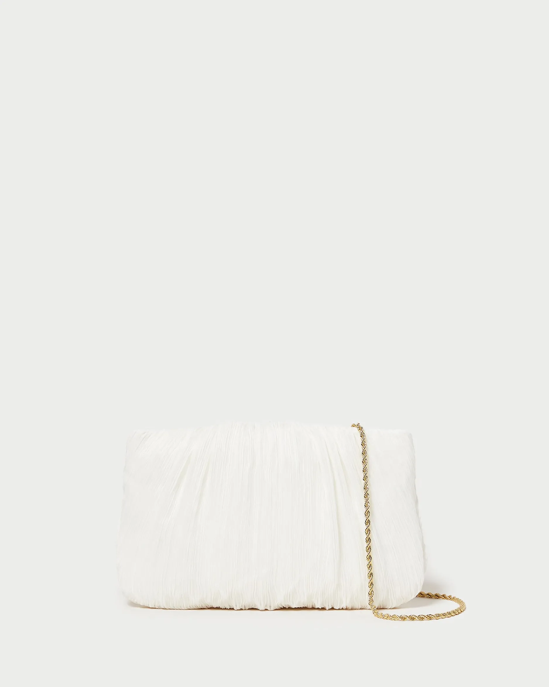 Loeffler Randall Brit Lamé Pleated Clutch| Clutches