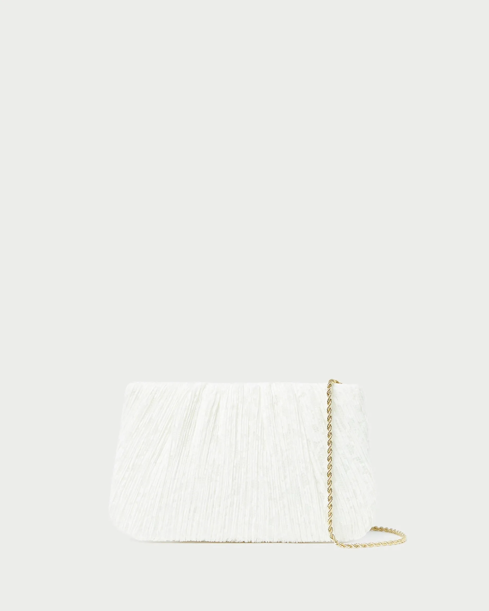 Loeffler Randall Brit Lamé Pleated Clutch| Clutches