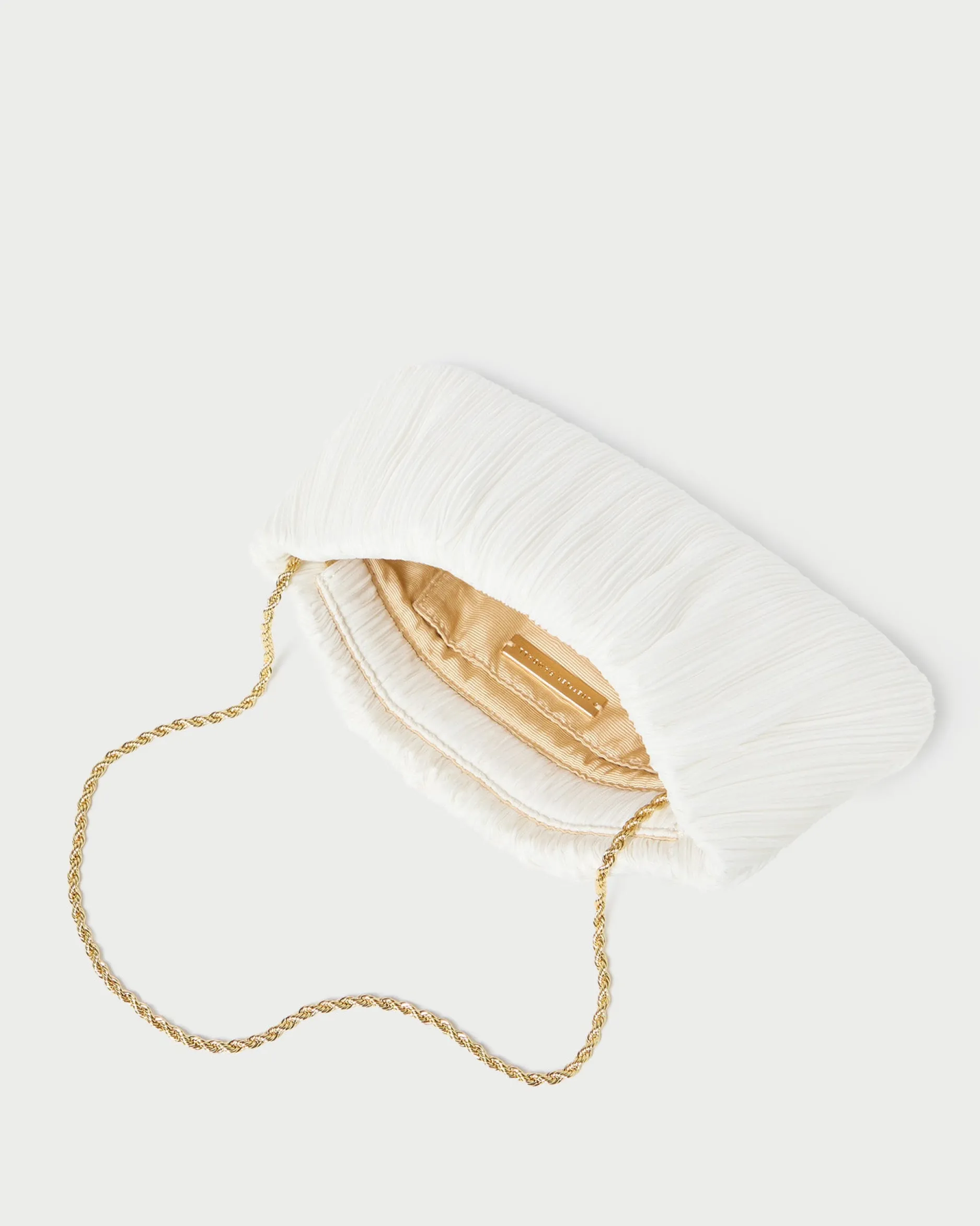 Loeffler Randall Brit Lamé Pleated Clutch| Clutches