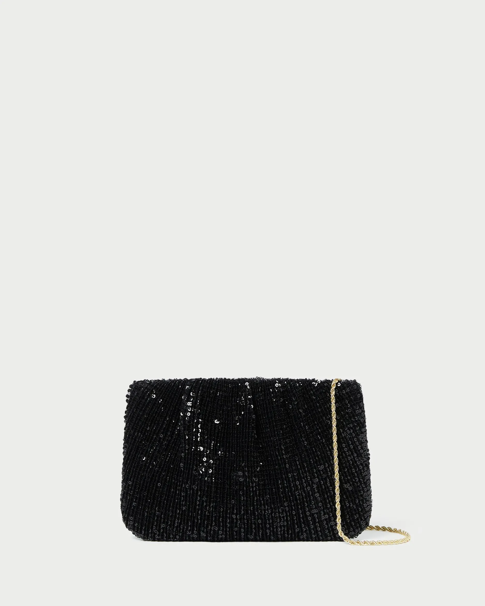 Loeffler Randall Brit Lamé Pleated Clutch| Clutches