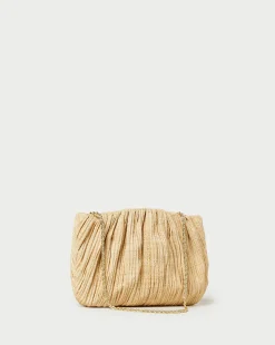 Loeffler Randall Brit Flat Pleated Clutch| SOMETHING BLUE|FOR THE BRIDE