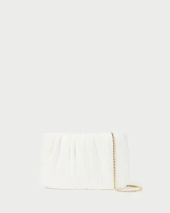 Loeffler Randall Brit Flat Pleated Clutch| SOMETHING BLUE|FOR THE BRIDE