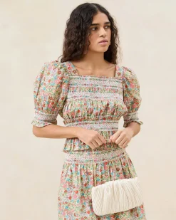 Loeffler Randall Brit Flat Pleated Clutch| SOMETHING BLUE|Clutches