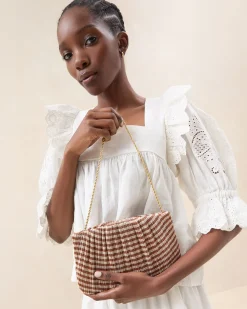 Loeffler Randall Brit Flat Pleated Clutch| SOMETHING BLUE|Clutches