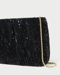 Loeffler Randall Brit Flat Pleated Clutch| SOMETHING BLUE|Clutches