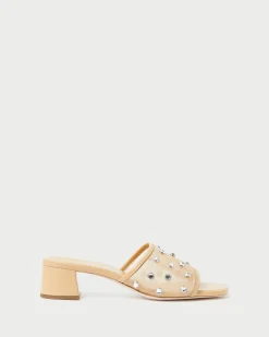 Loeffler Randall Brooke Caramel/Crystal Mesh Mule| FOR THE GUESTS|FOR THE BRIDE