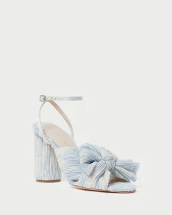 Loeffler Randall Camellia Blue Floral Bow Heel| SOMETHING BLUE|FOR THE GUESTS