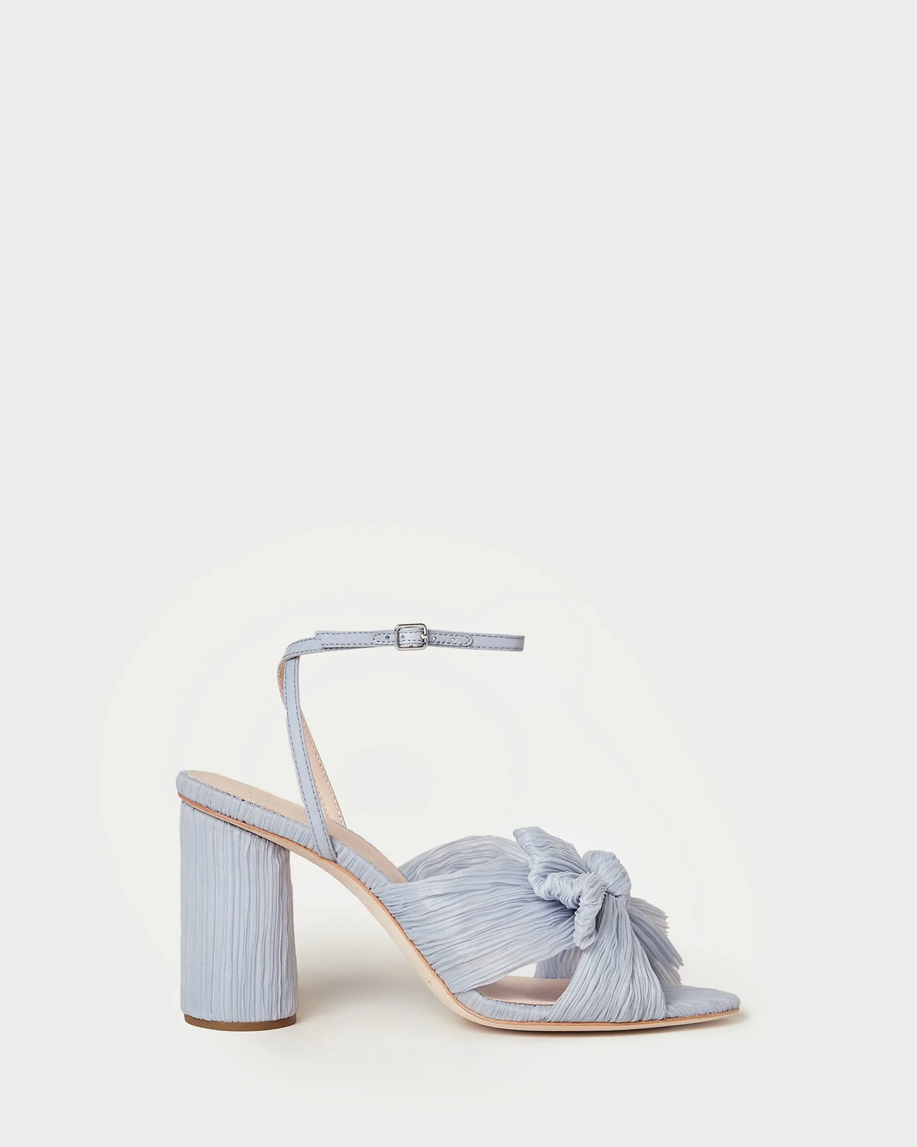 Loeffler Randall Camellia Pleated Bow Heel| SOMETHING BLUE|FOR THE BRIDE