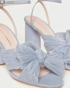 Loeffler Randall Camellia Pleated Bow Heel| SOMETHING BLUE|FOR THE BRIDE