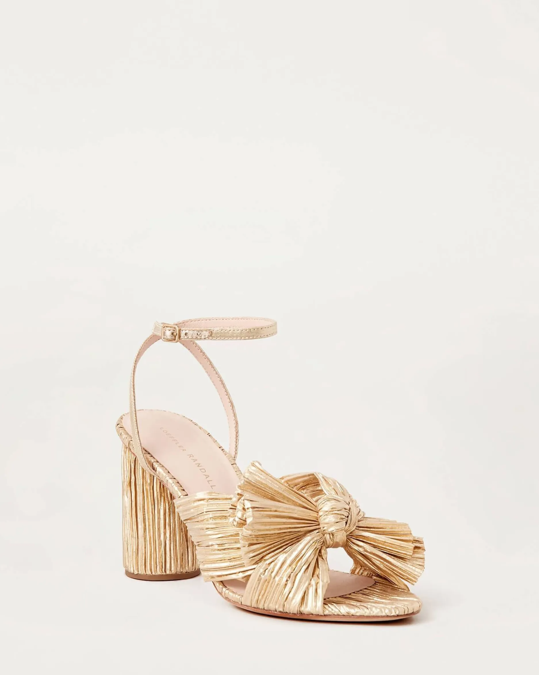 Loeffler Randall Camellia Pleated Bow Heel| SOMETHING BLUE|FOR THE BRIDE