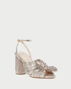 Loeffler Randall Camellia Pleated Bow Heel| FOR THE GUESTS|FOR THE BRIDE