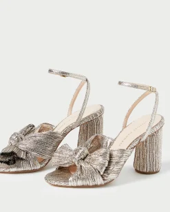 Loeffler Randall Camellia Pleated Bow Heel| FOR THE GUESTS|FOR THE BRIDE