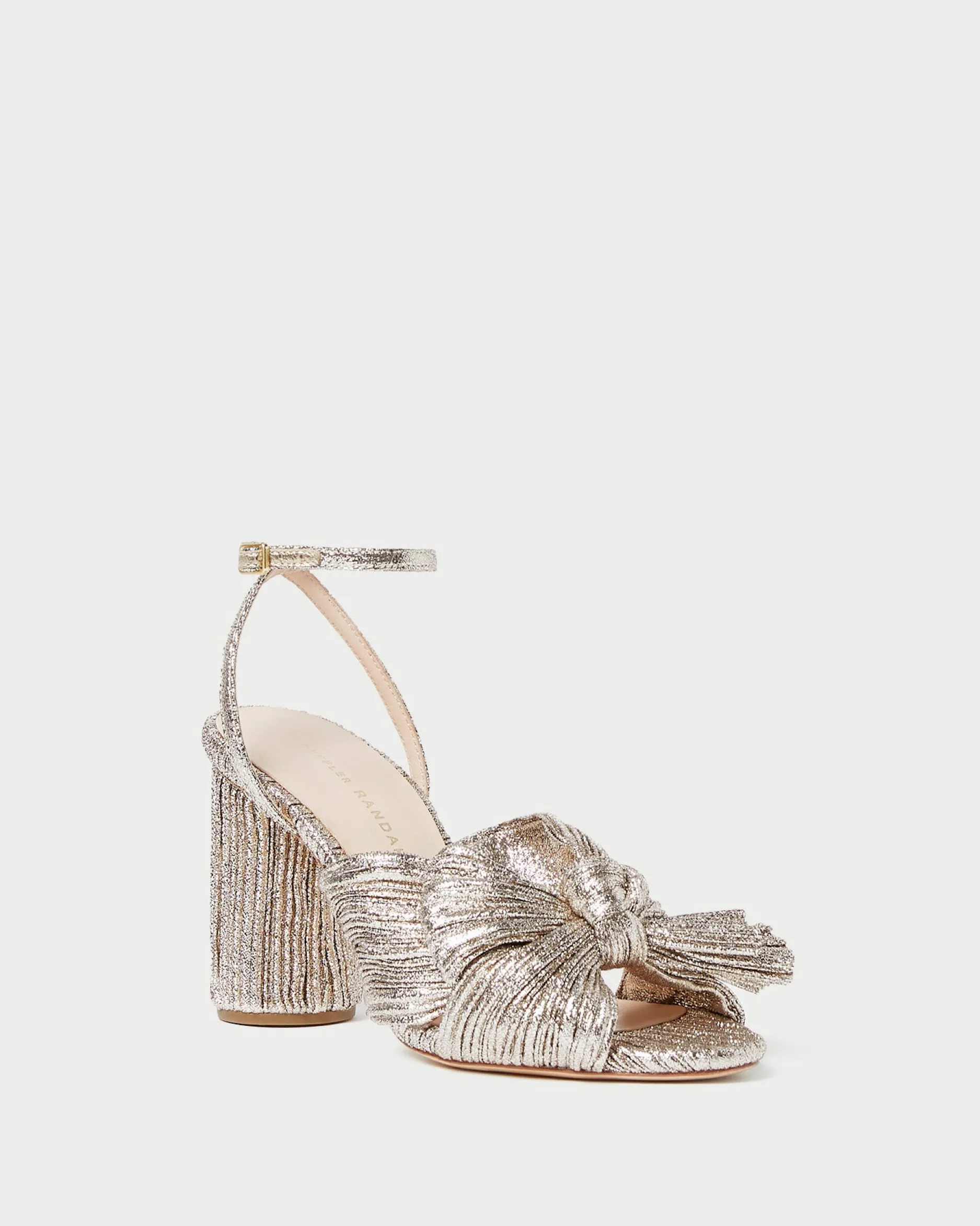Loeffler Randall Camellia Pleated Bow Heel| SOMETHING BLUE|FOR THE BRIDE