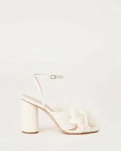 Loeffler Randall Camellia Pleated Bow Heel| SOMETHING BLUE|FOR THE BRIDE