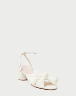 Loeffler Randall Dahlia Blue Floral Bow Heel| SOMETHING BLUE|FOR THE BRIDE
