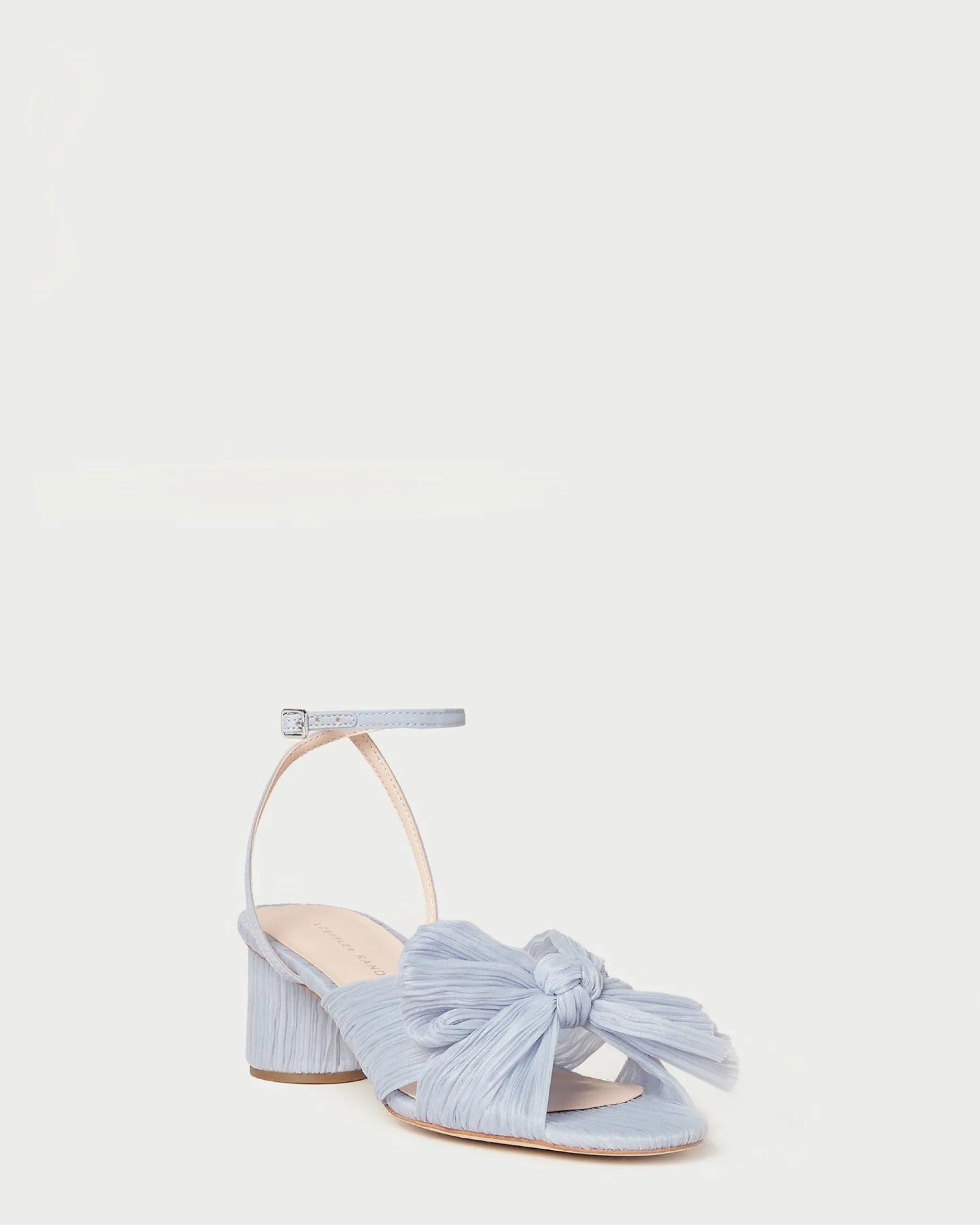 Loeffler Randall Dahlia Pleated Bow Heel| SOMETHING BLUE|FOR THE BRIDE