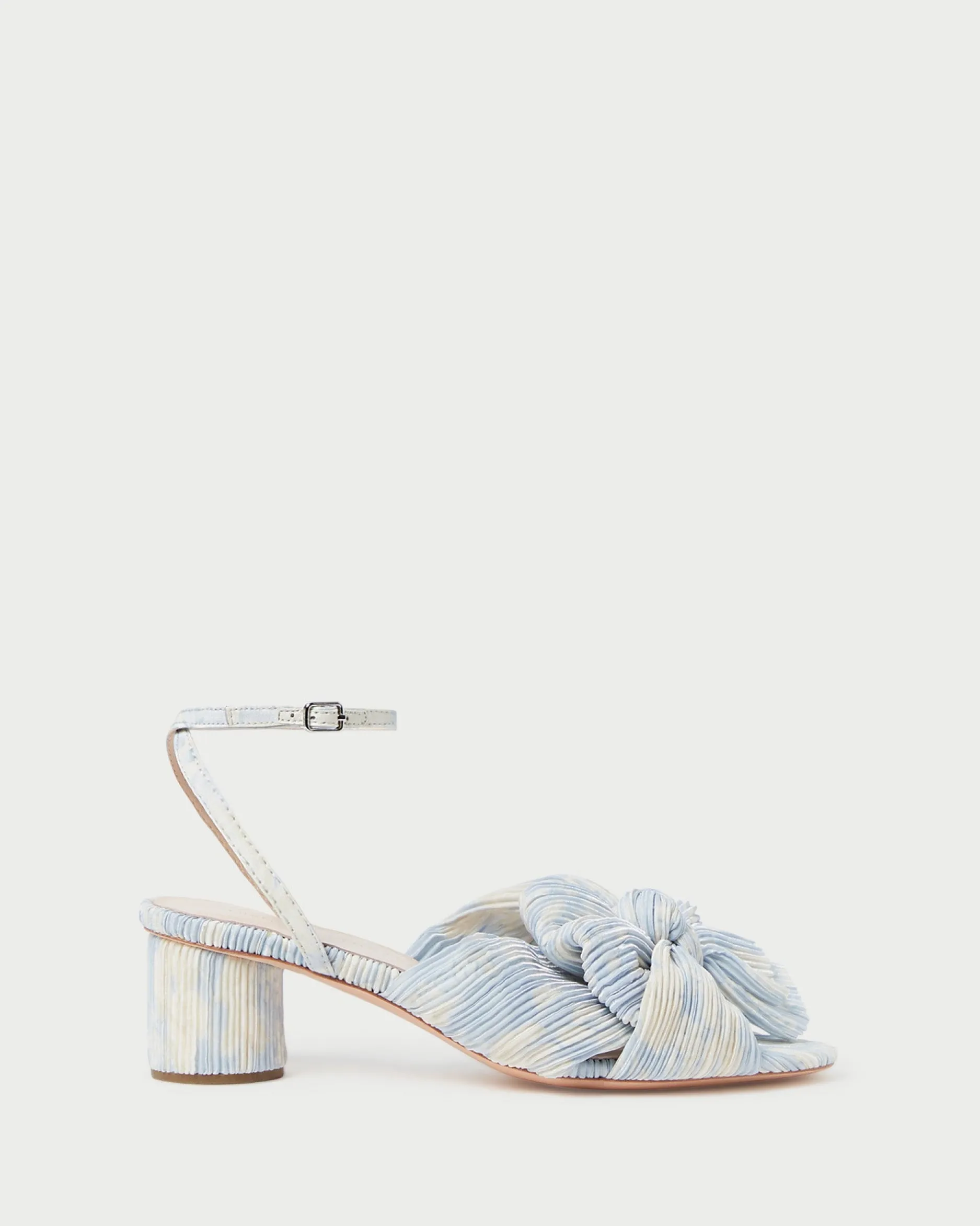 Loeffler Randall Dahlia Pleated Bow Heel| SOMETHING BLUE|FOR THE BRIDE