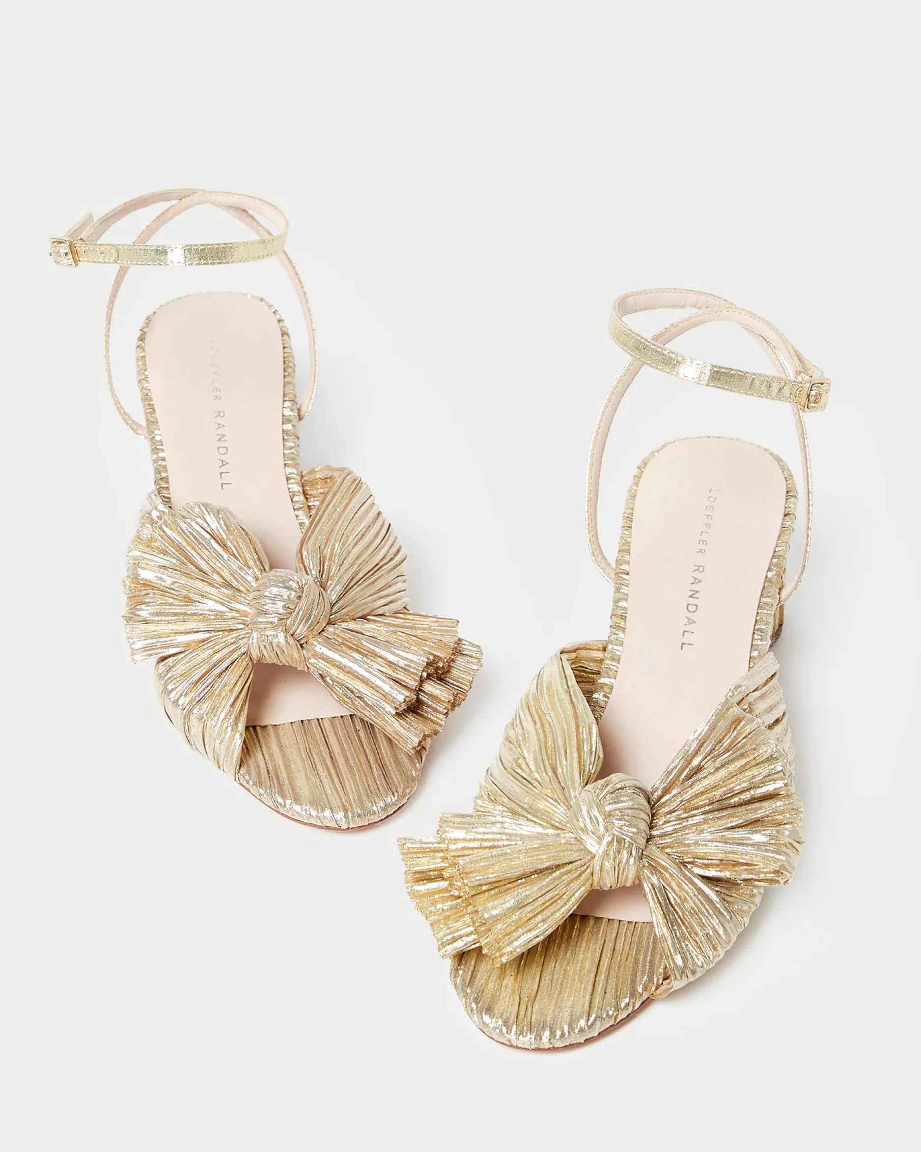 Loeffler Randall Dahlia Pleated Bow Heel| SOMETHING BLUE|FOR THE BRIDE