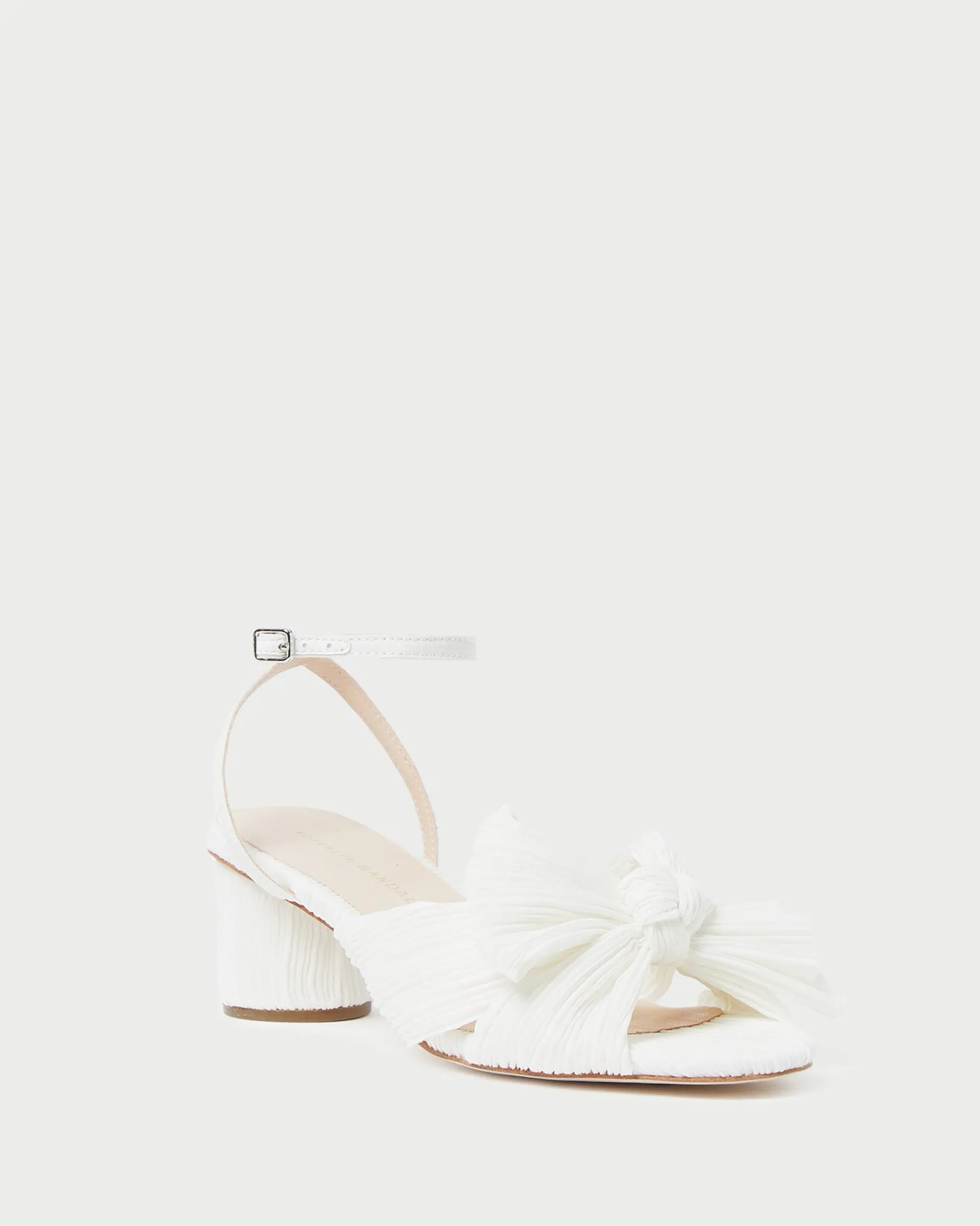 Loeffler Randall Dahlia Pleated Bow Heel| SOMETHING BLUE|FOR THE BRIDE