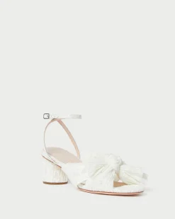 Loeffler Randall Dahlia Pleated Bow Heel| FOR THE GUESTS|FOR THE BRIDE