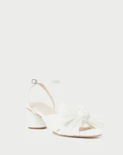 Loeffler Randall Dahlia Pleated Bow Heel| FOR THE GUESTS|FOR THE BRIDE