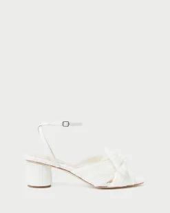 Loeffler Randall Dahlia Pleated Bow Heel| FOR THE GUESTS|FOR THE BRIDE
