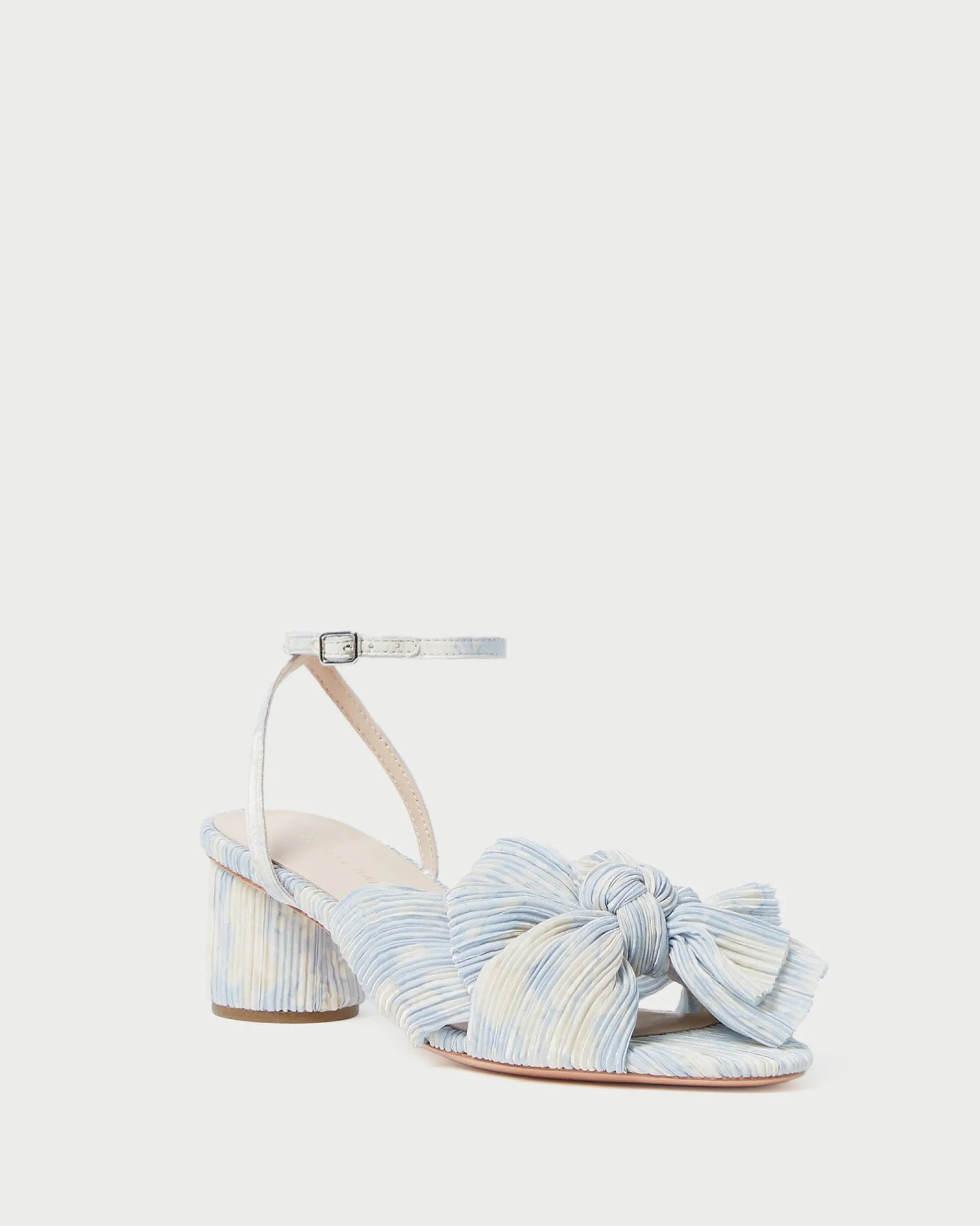 Loeffler Randall Dahlia Pleated Bow Heel| SOMETHING BLUE|FOR THE BRIDE