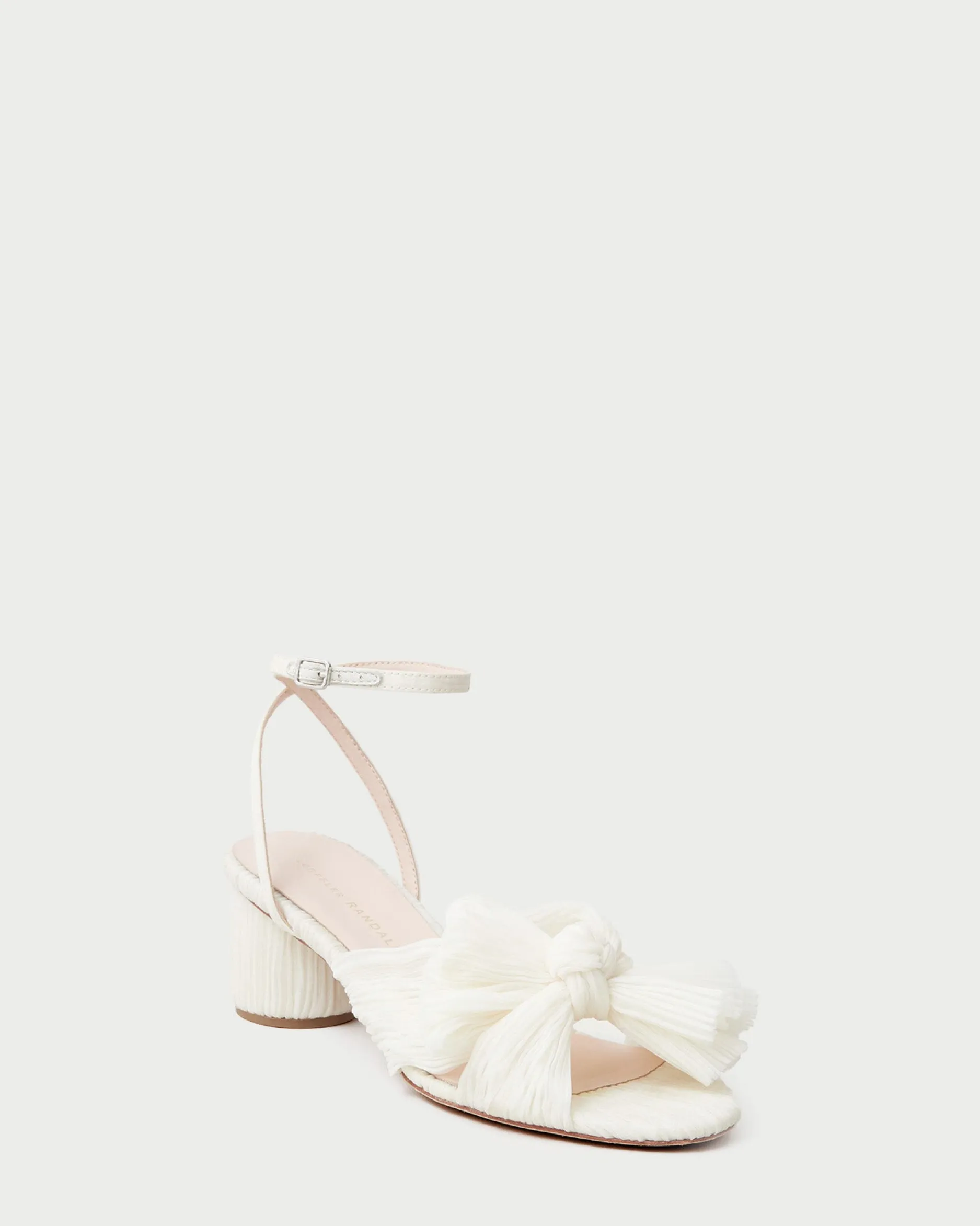 Loeffler Randall Dahlia Pleated Bow Heel| SOMETHING BLUE|FOR THE BRIDE