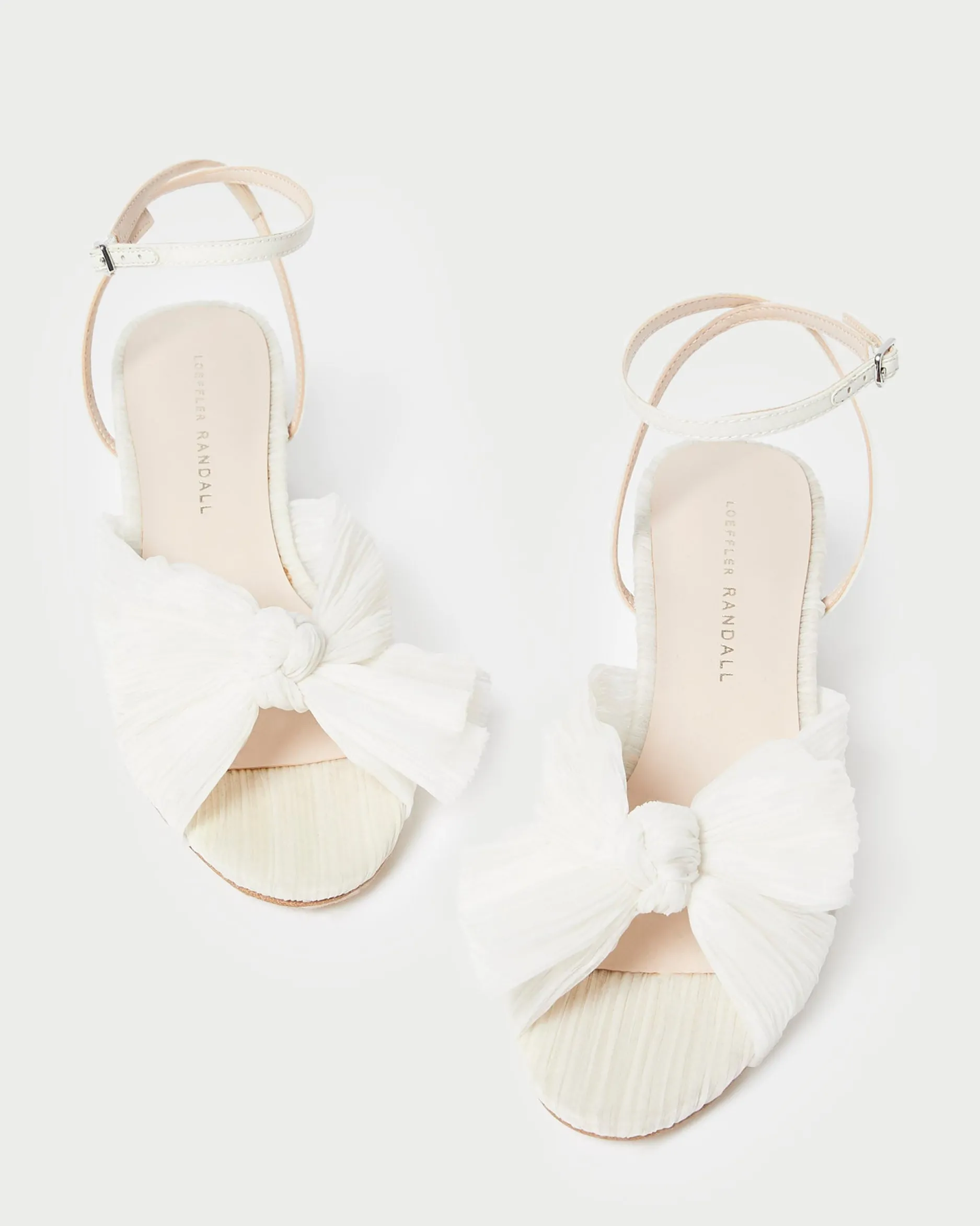 Loeffler Randall Dahlia Pleated Bow Heel| SOMETHING BLUE|FOR THE BRIDE