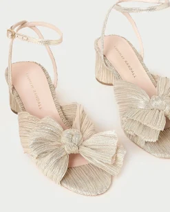 Loeffler Randall Dahlia Pleated Bow Heel| SOMETHING BLUE|FOR THE BRIDE