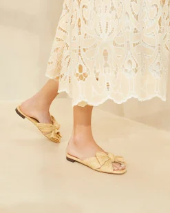 Loeffler Randall Daphne Bow Slide| SOMETHING BLUE|FOR THE BRIDE