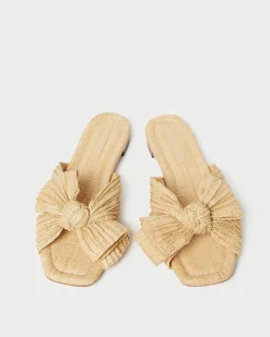 Loeffler Randall Daphne Bow Slide| Flat Sandals